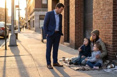 A Millionaire Caught Sight of His First Romance Panhandling on a Los Angeles Sidewalk with Two Small Girls — The Decision He Took Immediately Altered Everything.