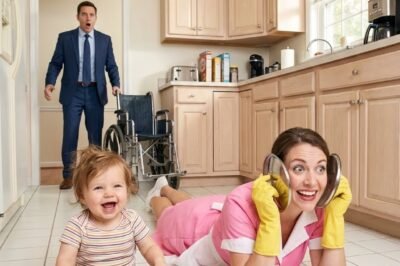 BUSINESSMAN installs hidden cameras to protect his paralyzed daughter — then the footage shows what the cleaner does when she thinks no one’s watching…