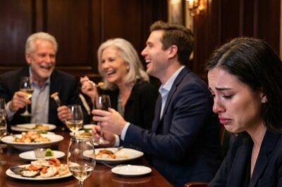 “FIND ANOTHER TABLE—THIS ONE’S ONLY FOR REAL FAMILY.” THEY LAUGHED, THEY MOCKED, AND THEY STUCK HER WITH A $3,270 BILL. SHE PAID… AND THEN SOMEONE AT THE TABLE SAID, “HOLD ON JUST A MOMENT.”