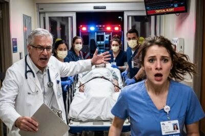 **I was on a night shift when they wheeled in three unconscious patients—  my husband, my sister, and my son. I tried to run to them… but a doctor stepped in front of me and whispered, “You can’t see them yet. The police will explain everything once they arrive.”**