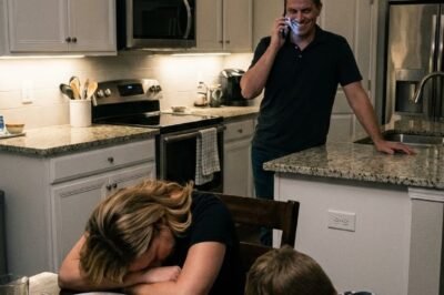 **My husband cooked dinner… and moments after my son and I ate, we collapsed.  I pretended to be unconscious. Then I heard him say on the phone: “It’s done. They’ll both be gone soon.” When he walked out, I whispered to my son, “Don’t move yet…” And what happened next was something I never imagined.**