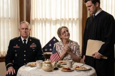 MY SON HIT ME — I SAID NOTHING. THE NEXT MORNING I COOKED A FULL SOUTHERN BREAKFAST, LAID OUT MY BEST CHINA… AND WHEN HE WALKED IN SMIRKING, “SO YOU FINALLY LEARNED,” HIS ENTIRE FACE CHANGED THE MOMENT HE SAW WHO WAS SITTING AT THE TABLE.