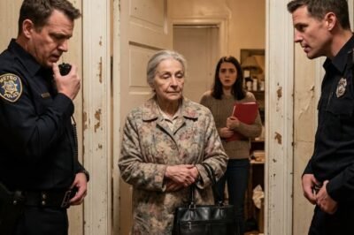 AT MY SON’S FUNERAL, MY DAUGHTER-IN-LAW GAVE ME 30 DAYS TO LEAVE MY OWN HOME. I DIDN’T ARGUE. I PACKED A SMALL BAG AND WALKED OUT. THE NEXT MORNING, SHE OPENED THE DOOR TO POLICE OFFICERS ASKING FOR ME — AND HER ENTIRE PLAN BEGAN TO FALL APART.