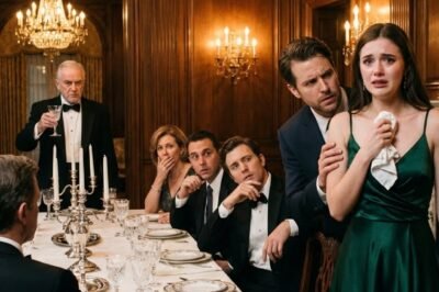 **AT THE FAMILY PARTY, MY FATHER LIFTED HIS GLASS  —AND TOLD ME TO LEAVE. I STOOD UP IN SHOCK. THEN MY HUSBAND STOOD TOO… AND WHAT HE SAID TURNED THE ENTIRE ROOM SILENT.**