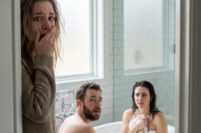 I CAME HOME AT NOON TO GRAB A FILE I’D FORGOTTEN — AND THE MOMENT I HEARD LAUGHTER BEHIND MY BATHROOM DOOR, MY WHOLE BODY WENT STILL.