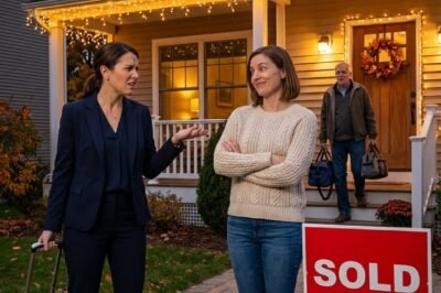 AFTER FLYING HOME FROM CLOSING A MULTI-MILLION-DOLLAR DEAL, I PULLED INTO MY DRIVEWAY AND SAW A “SOLD” SIGN ON THE HOUSE I HAD JUST BOUGHT FOR MY SON AND ME.