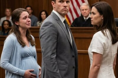 **He walked into court with his new girlfriend. I walked in alone—seven months pregnant. Five minutes later, she rushed at me… and the judge looked at my face like it belonged to a life he remembered.**