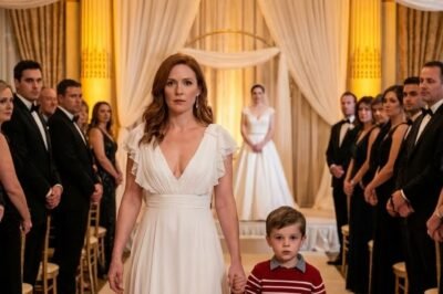 MY SISTER STOPPED THE MUSIC AND PUT A SPOTLIGHT ON ME AND MY CHILD— CALLING US “THE EVENING’S CHARITY ITEM.” THE ROOM LAUGHED… UNTIL ONE HAND WENT UP.