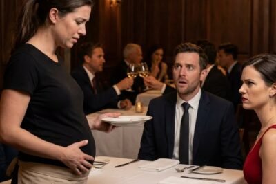 A BILLIONAIRE WALKED INTO A RESTAURANT—AND FROZE.  Because the waitress standing in front of him… was his pregnant ex-wife.