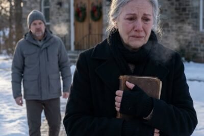 MY HUSBAND PROMISED ME A BIG SURPRISE FOR OUR 55TH CHRISTMAS— HE DIED TWO MONTHS BEFORE. ON CHRISTMAS MORNING, A STRANGER HANDED ME A DIARY… THE FIRST LINE STOPPED MY HEART.