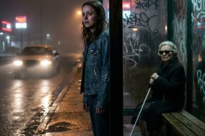 AFTER AN ARGUMENT, MY HUSBAND DROVE ME OUT OF THE CITY AND LEFT ME AT A BUS STOP WITH NOTHING. I WAS ABOUT TO WALK 25 KILOMETERS HOME… WHEN A BLIND WOMAN ON A BENCH WHISPERED ONE SENTENCE THAT CHANGED EVERYTHING.