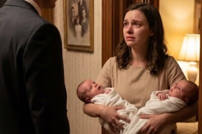 My husband walked away from me and our newborn twins because his rich mother told him to. Months later, he turned on the TV—and couldn’t move.