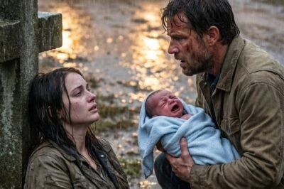 “A taxi driver helped a billionaire give birth in a cemetery. Ten years later, the child came back—and everything broke open.”