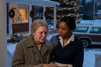 “DON’T GO IN. LEAVE. NOW.” That’s what the maid whispered when I showed up at my son’s house for Christmas dinner—after a year of silence. I listened. Five minutes later, the police confirmed I’d just escaped something far worse than heartbreak.