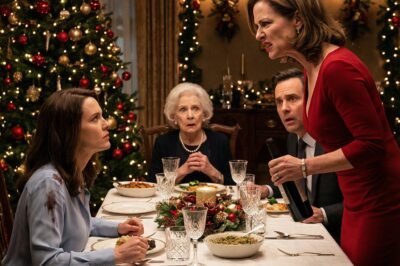 RED WINE. CHRISTMAS CANDLES. AND THE MOMENT THEY REALIZED THEY’D BACKED THE WRONG PERSON.