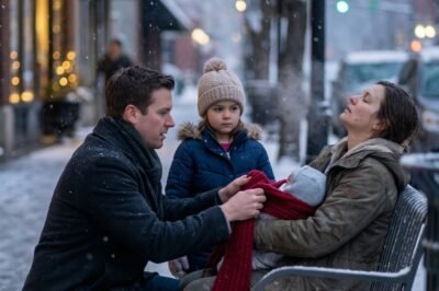 “Daddy… that baby is freezing.” How One Little Girl Stopped a CEO — and Changed a Life on Christmas Eve.