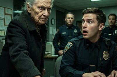 “Grandma… I’m at the police station. She says I attacked her.” When the officer saw who I was, his face went white—and the room changed.