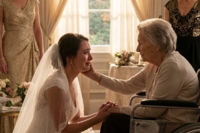 We held our wedding in a nursing home so my dying grandma could see it. My mom sneered. My sister laughed—called it a “poverty wedding.” Then Grandma whispered six words… and by morning, they were at my door in full panic.
