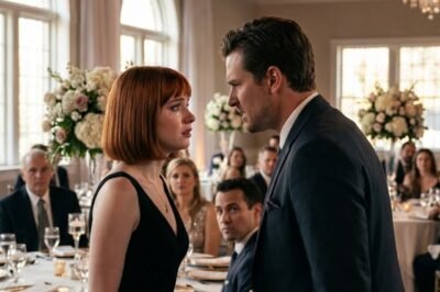 I WAS SEATED BEHIND A PILLAR AT MY SISTER’S WEDDING — INVISIBLE, UNMENTIONED, AN AFTERTHOUGHT. THEN A STRANGER SAT BESIDE ME AND SAID, “JUST FOLLOW MY LEAD AND PRETEND YOU’RE MY DATE.” WHEN HE STOOD TO SPEAK, EVERY HEAD TURNED… AND MY SISTER’S SMILE FELL APART MID-AIR.