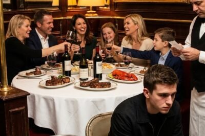 THEY MADE ME SIT BY THE TRASH CAN AT OUR FAMILY REUNION — BUT WHEN THE $3,200 BILL ARRIVED AND THEY POINTED AT ME, ONE QUIET SENTENCE CHANGED EVERYTHING.