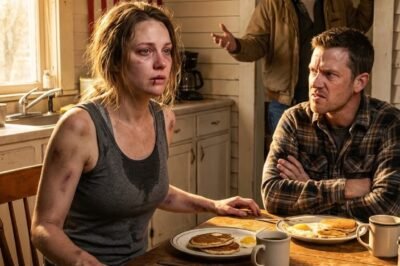 **THE NIGHT HE HIT ME FOR THE LAST TIME, I DIDN’T RUN —  I SET THE BREAKFAST TABLE FOR THREE.**