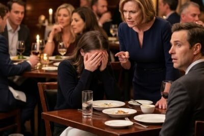 **HE PULLED MY DAUGHTER’S HAIR IN A RESTAURANT.  HIS FATHER CHEERED. AND I STOOD UP SLOWLY… WITH A RAGE I DIDN’T KNOW I HAD.**