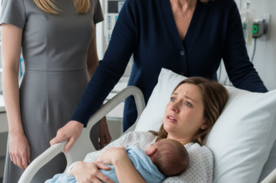 **“I gave birth to twins after 27 hours and a C-section —  and five minutes later my family tried to claim one of them as a ‘shared baby.’ When my sister reached for the bassinet, the hospital doors blew open…”**
