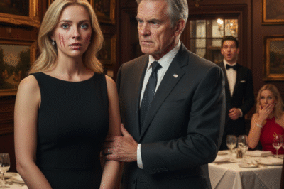 **“He slapped me at our anniversary dinner —  thirty minutes later the restaurant doors opened and every fork froze mid-air.”**