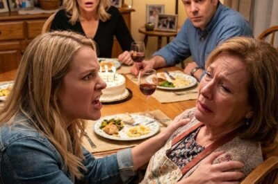 AT MY DAUGHTER-IN-LAW’S BIRTHDAY PARTY — IN THE HOUSE I OWN — SHE POINTED AT THE DOOR AND SAID, “YOU’RE NOT INVITED. GO WAIT OUTSIDE.” MY SON SAID NOTHING. THEY THOUGHT I WOULD OBEY. THEY DIDN’T KNOW THE CHOICE I MADE NEXT WOULD SILENCE EVERY SINGLE PERSON IN THAT DINING ROOM.