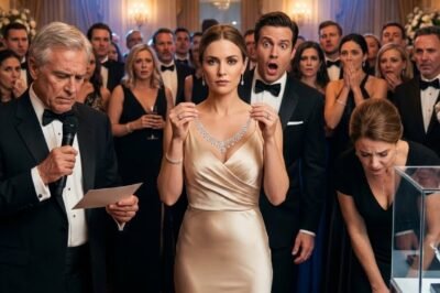 At My Husband’s Promotion Party, He Made Me Serve Drinks While His Mistress Sat in My Seat—Wearing My Jewelry. I Smiled. I Kept Pouring. Then His Boss Raised a Glass… and Said My Name.