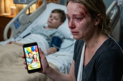 After a drunk driver sent my 11-year-old son and me to the hospital, I texted the family chat: “We’re alive, but shaken.” Everyone saw it. No one replied. Hours later, they posted smiling birthday selfies. Three days after that, my phone exploded—48 missed calls. My dad texted: “Answer. We need you.” I picked up… and said nothing.