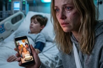 After my son and I were hit by a drunk driver, I begged my family for nothing—just acknowledgment. They read the message. Then posted brunch photos. Three days later, my phone exploded. I answered… and said nothing.