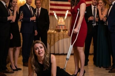 AT MY DAD’S BIRTHDAY, MY SISTER YANKED AWAY MY CRUTCHES AND SAID I WAS “TAKING UP SPACE” — THEN THE ROOM LAUGHED AS I HIT THE FLOOR