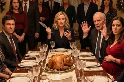 MY DAD BROUGHT HIS PREGNANT MISTRESS TO THANKSGIVING AND SAID, “SERVE HER FIRST. SHE’S FAMILY NOW.” MY MOM RAN OUT CRYING. I STAYED CALM, SET THE TURKEY ON THE TABLE… AND WHEN I CARVED IT, I PULLED OUT A RECORDING DEVICE THAT HAD BEEN RUNNING FOR MONTHS. THE ROOM FROZE.
