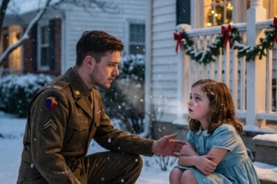 “Daddy… please tell her to let me in.” My six-year-old’s voice was shaking. She was soaked to the bone. I came home three days early—and found my daughter locked outside while my new wife laughed inside with her guests.