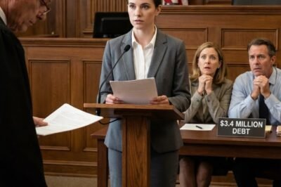 “Three point four million dollars?” the judge repeated, tapping the forged spreadsheets. My mother smiled like she’d already won.