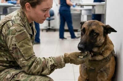 Everyone Was Terrified of the Aggressive K9—Until a Rookie Stepped Forward and Whispered Six Words No One Else Recognized…