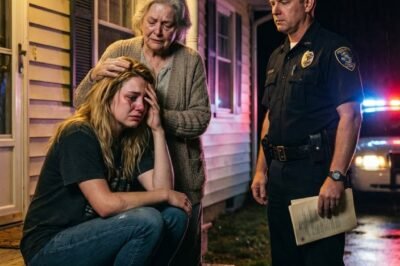 My phone rang just after midnight. My mother said one word—“Come.” When I arrived, police cars filled the street. Then a detective showed me a photo… and I collapsed.