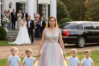 He Invited His “Poor” Ex-Wife to Laugh at Her at His Wedding — Then a Limousine Pulled Up With Three Children Who Looked Just Like Him