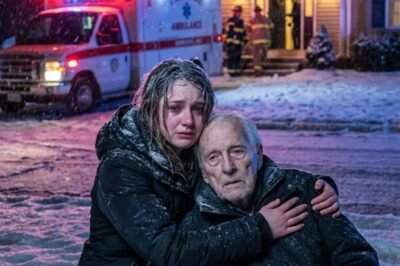 They slammed the door and said, “Take your useless father and get out.” Snow burned my cheeks as I pulled Grandpa closer, convinced this was rock bottom.