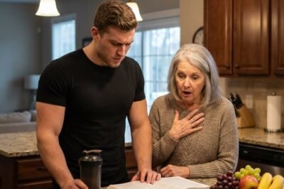 I’m almost 60. My husband is 30 years younger—and every night he calls me “his baby.” He brings me a glass of water. Smiles. Watches me drink. But the night I followed him into the kitchen… what I saw made my blood run cold.