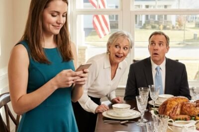 MY SISTER’S NEW BOYFRIEND MOCKED MY CLOTHES, MY JOB, AND EVEN MY VOICE — EVERYONE LAUGHED. MY HUSBAND WHISPERED, “DON’T MAKE A SCENE,” SO I STAYED QUIET… UNTIL HE BRAGGED ABOUT A DEAL I SECRETLY CONTROLLED. WHEN I PULLED OUT MY PHONE, EVERY SMILE AT THAT TABLE BEGAN TO FADE.