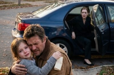 After I walked my 7-year-old to her mom’s car, she slipped a note into my pocket. “Don’t read until I’m gone.” Five minutes later I opened it. “Dad, check under your bed tonight. Grandma hid something there yesterday.” I ran back inside. Lifted the mattress. And called 911 on the spot.