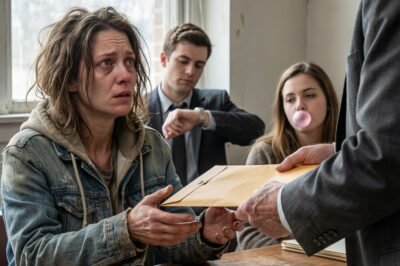 They smirked through the will reading—certain they’d won. Then she opened the one letter her mother-in-law left only for her… and nearly collapsed.