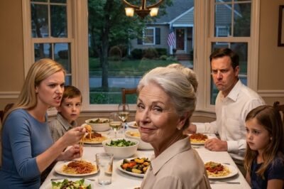 “GET A JOB. STOP SPONGING OFF US.” MY DAUGHTER-IN-LAW SAID IT STRAIGHT TO MY FACE AT FAMILY DINNER. I JUST LAUGHED — BECAUSE SHE HAD NO IDEA I’M WORTH $5 MILLION… AND THE HOUSE SHE AND MY SON LIVE IN? IT’S MINE.