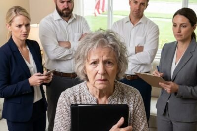 **“MY CHILDREN HEARD I BOUGHT AN $800,000 HOUSE… AND THE NEXT DAY THEY SHOWED UP WITH A LAWYER. No congratulations. No hug. No ‘We’re proud of you, Mom.’ Just a demand: put their names on my deed. So I handed them a black folder with one single sheet inside— and what was written on it made them regret everything.”**