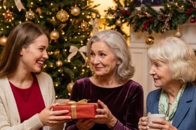 **ON CHRISTMAS EVE, MY DAUGHTER GAVE HER MOTHER-IN-LAW A GIFT WORTH MY MONTHLY SALARY — THEN TURNED TO ME AND LAUGHED: “OH, WE DIDN’T GET YOU ANYTHING THIS YEAR.”  I JUST SMILED… AND OPENED THE BOX THAT SILENCED THE ENTIRE ROOM.**