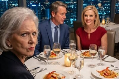 “YOU DON’T NEED ANY MORE FOOD — THIS IS ALL YOU’RE ALLOWED TO EAT,” MY DAUGHTER-IN-LAW SAID WHILE SERVING LOBSTER AND FANCY DRINKS TO HER FAMILY, PUSHING A SINGLE GLASS OF WATER TOWARD ME. MY SON ADDED, “MOM, KNOW YOUR PLACE.” I JUST SMILED AND SAID, “NOTED.” AND MINUTES LATER, WHEN THE CHEF WALKED OUT, THE ENTIRE TABLE WENT DEAD SILENT.