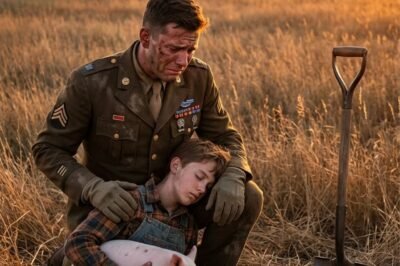 A SOLDIER CAME HOME TO HUG HIS LITTLE GIRL — AND FOUND HER SLEEPING IN A PIGSTY. WHAT HE DID NEXT SILENCED THE ENTIRE TOWN.