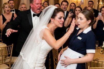 BILLIONAIRE’S WIFE SLAPPED A PREGNANT MAID AT HER OWN WEDDING — BUT WHAT THE MAID DID NEXT SHOOK THE ENTIRE BALLROOM.